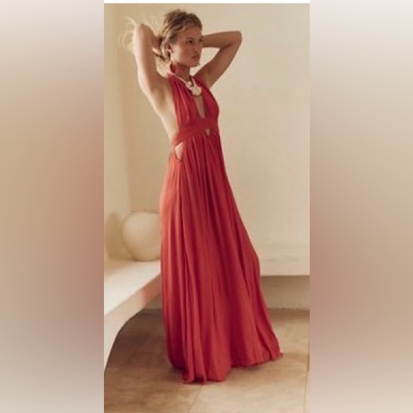Free People Dresses & Skirts - Look into The Sun Maxi Dress